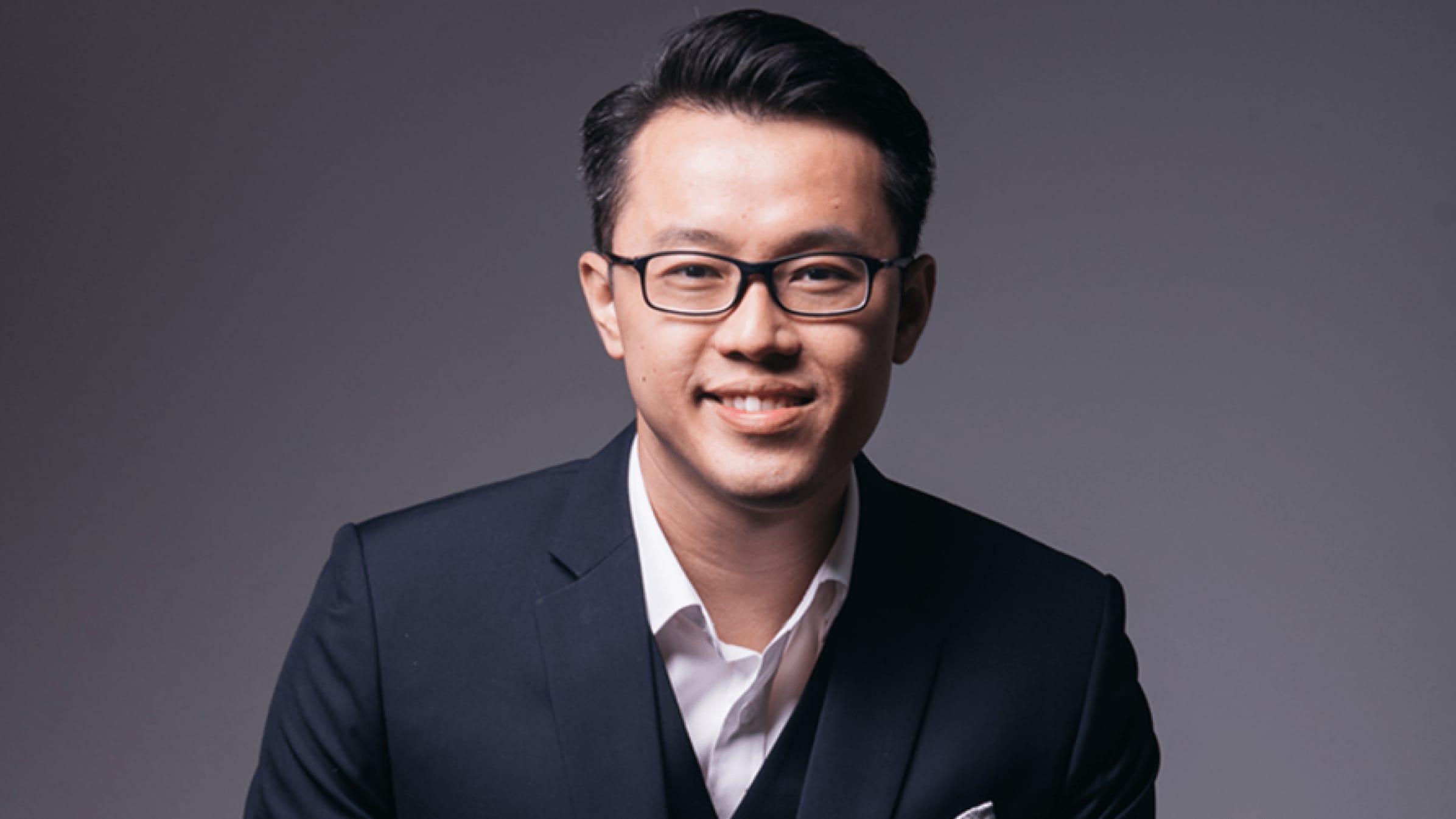 Head and shoulders shot of Alfred Ang, founder and CEO of Caltrix.