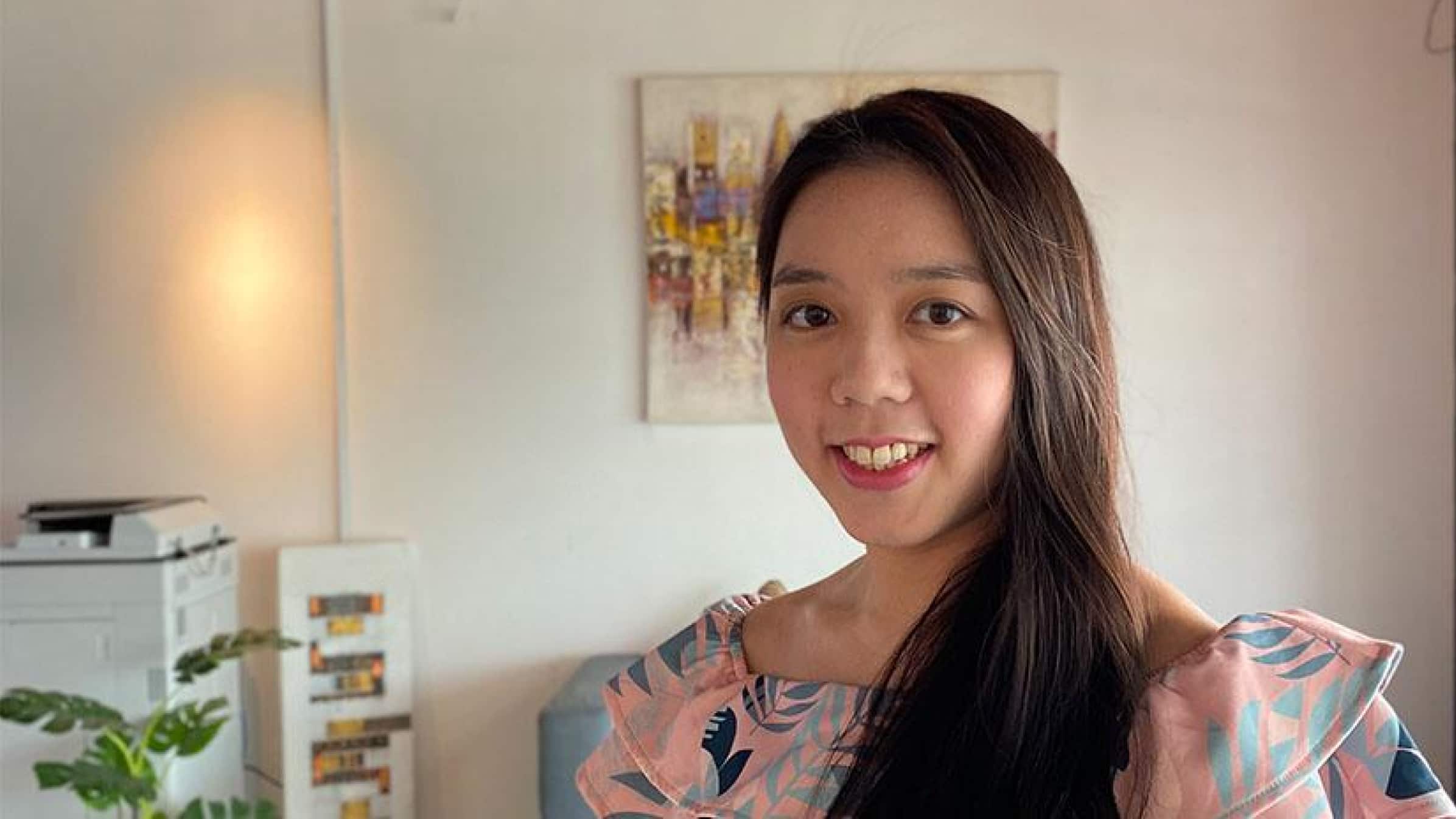 Ong Shee Laine in the Claye Ventures office.