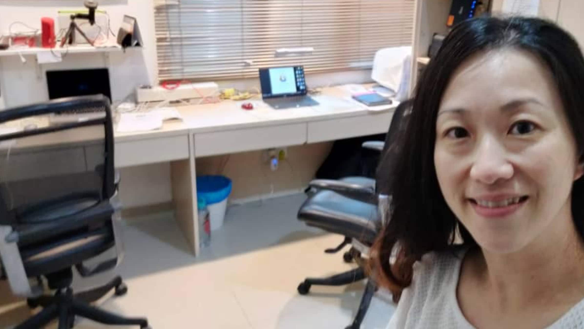 Accountant and co-founder of InTune Outsourcing Lily Yong in her office.