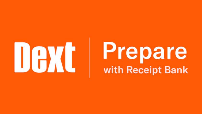 Dext prepare with Receipt Bank logo