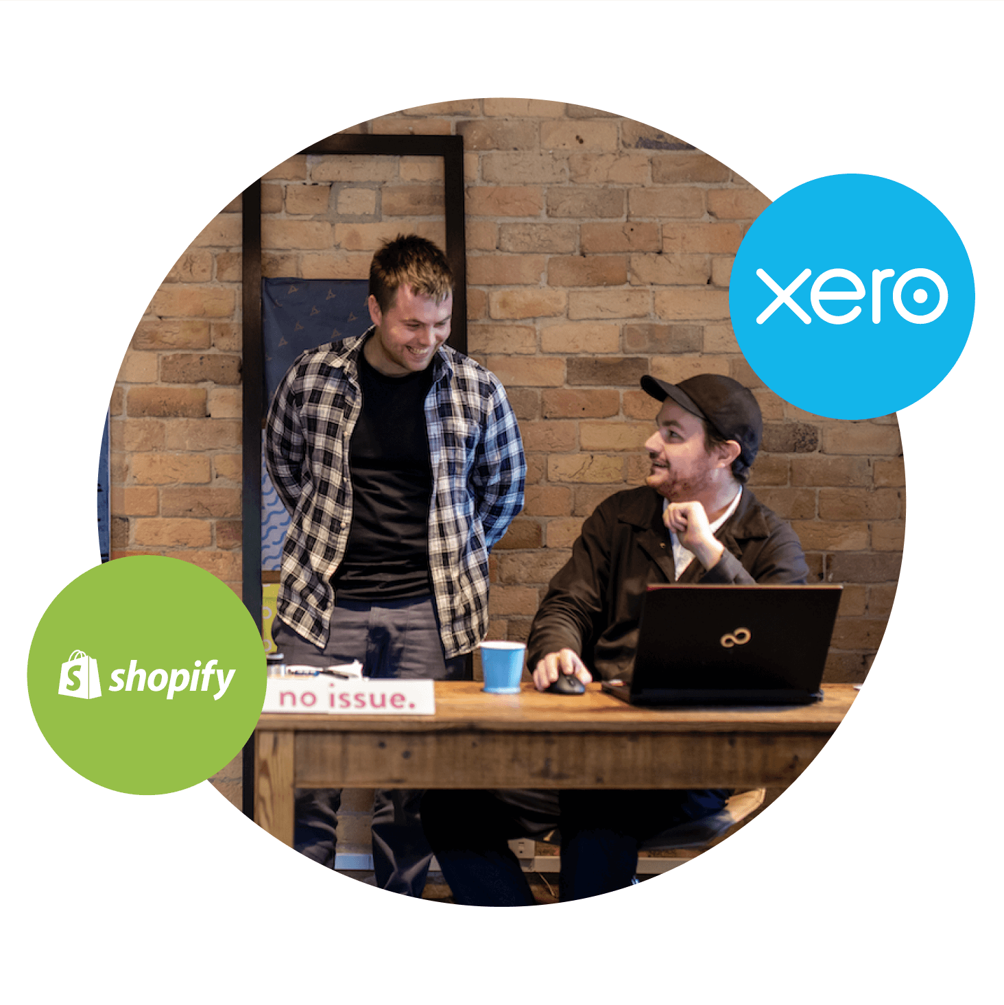 Two online business owners chat about the pleasing increase in sales since they started using Shopify.