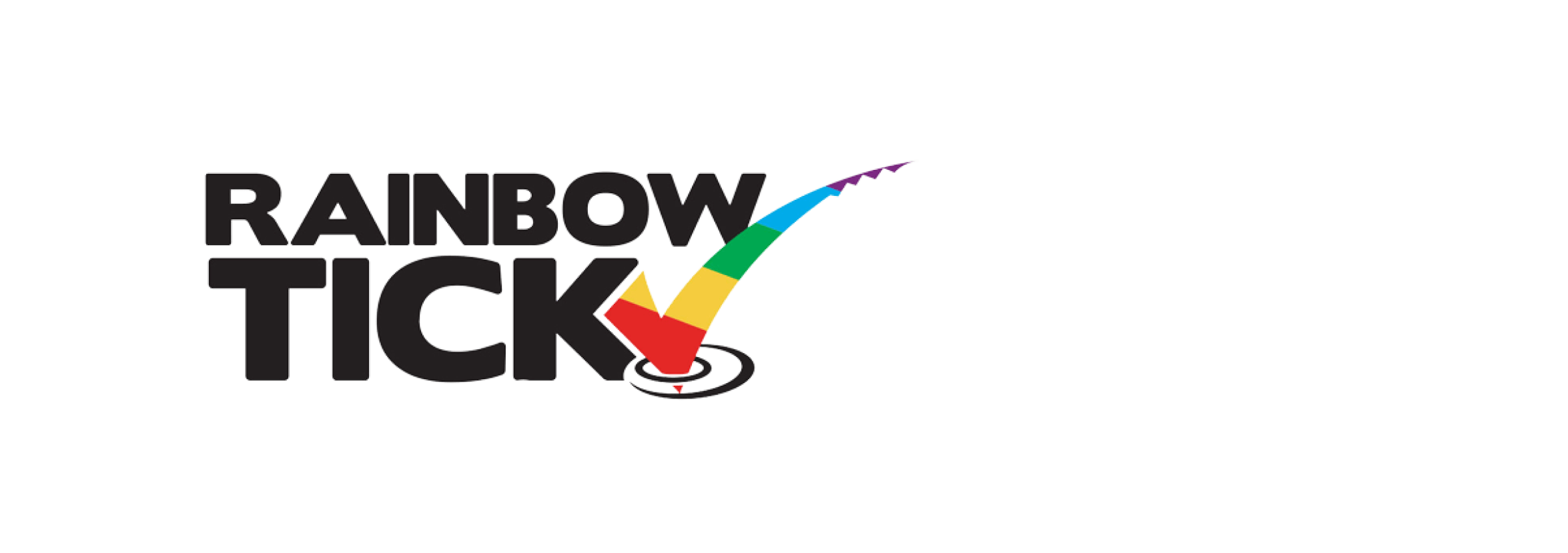 The Rainbow Tick logo