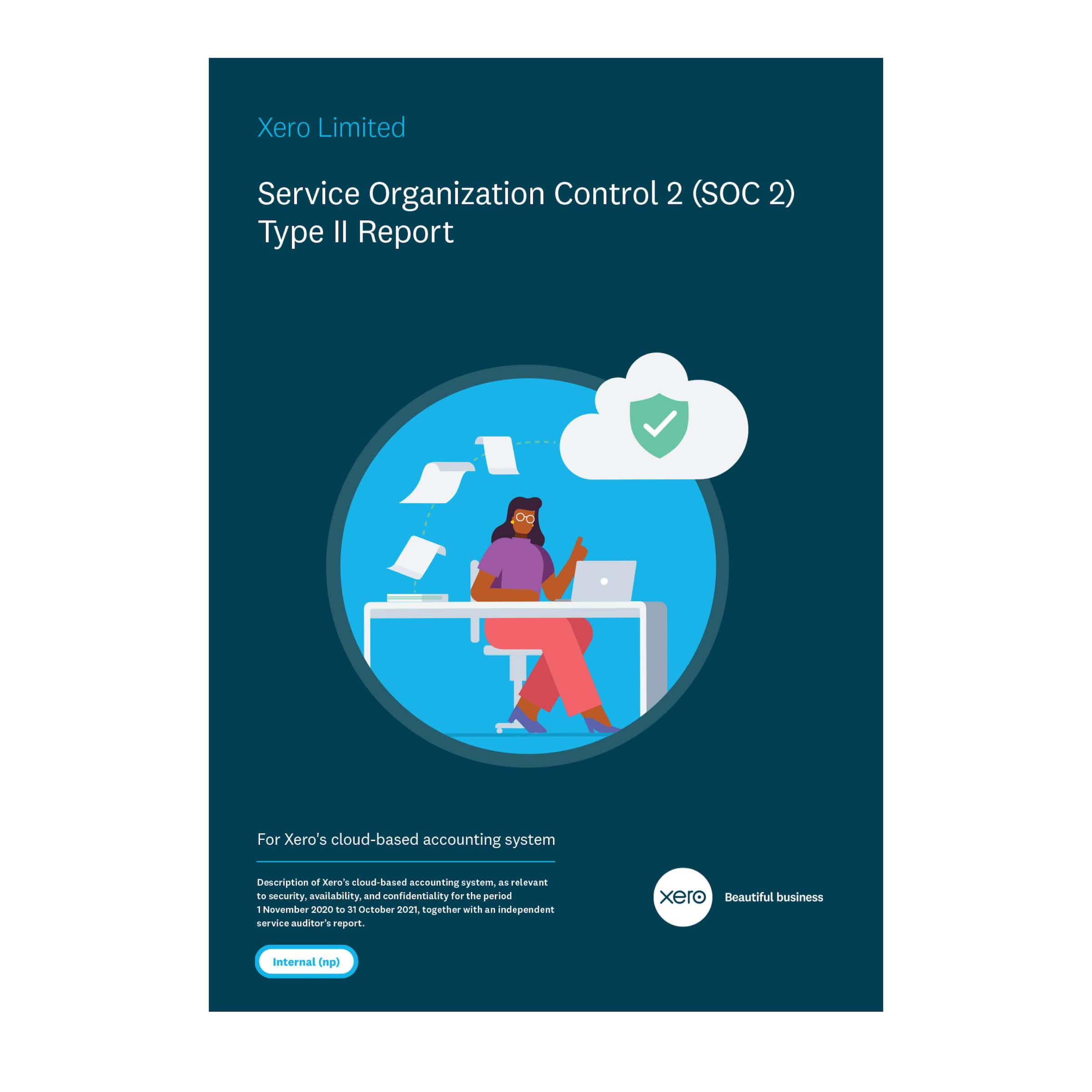 The cover of Xero’s SOC 2 report.