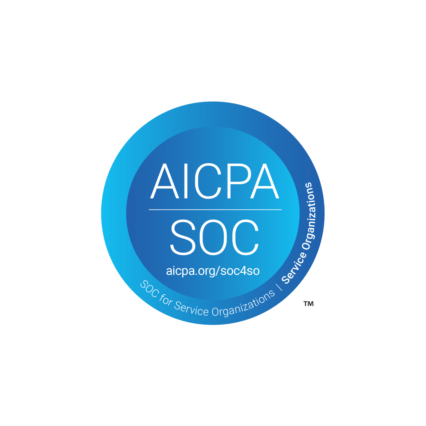 The AICPA SOC Service Organizations badge.
