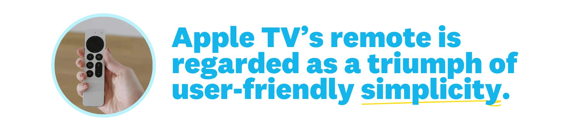 Image of Apple TV remote