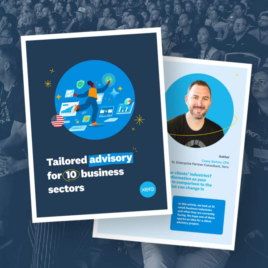 "Tailored advisory for 10 business sectors" PDF preview