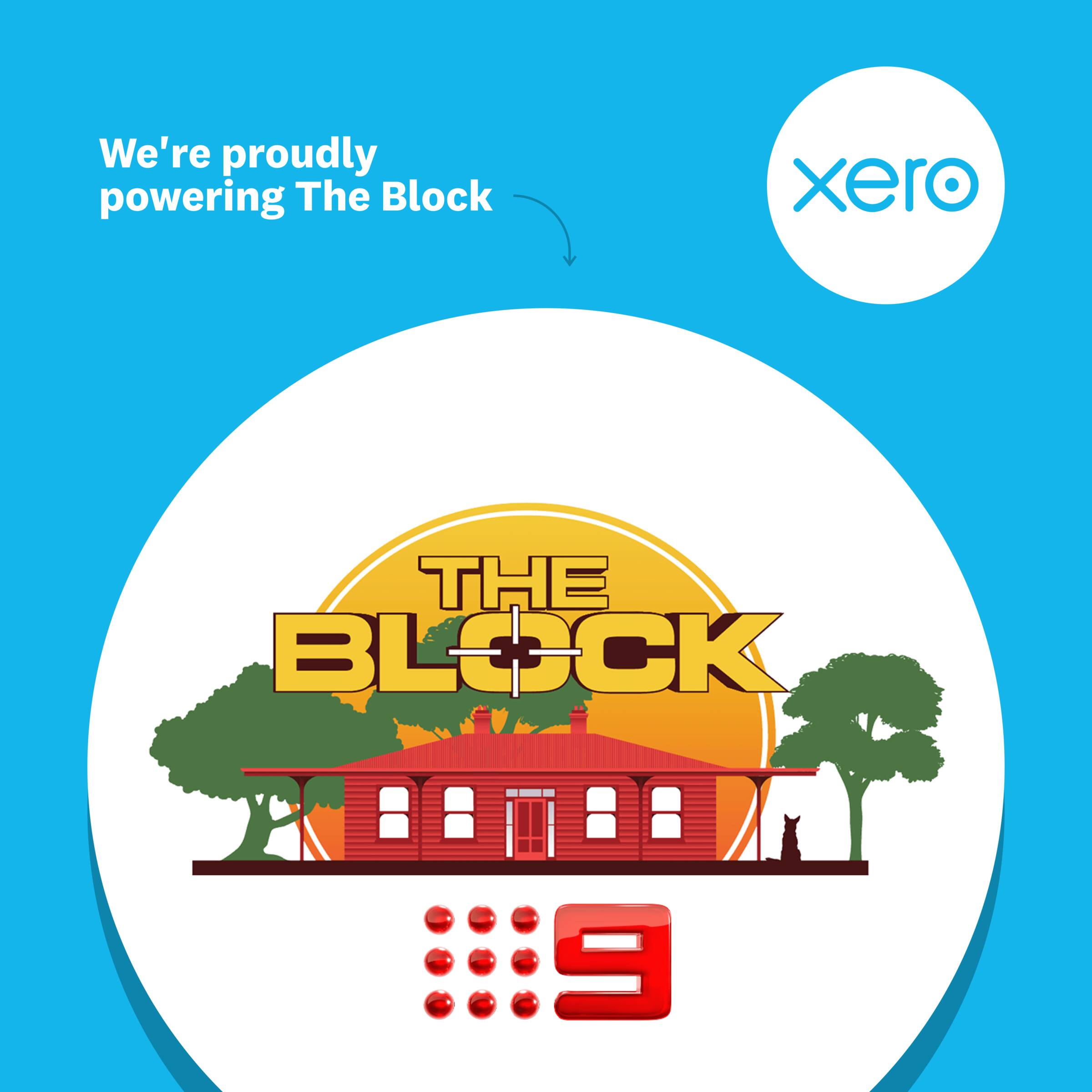 Xero proudly powering The Block