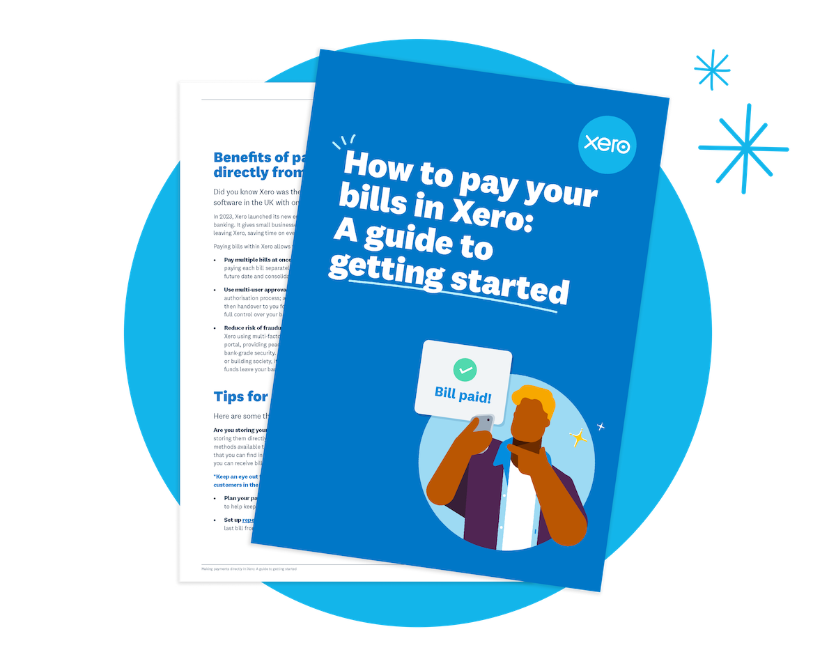 Preview image of Guide on How to pay your bills in Xero: A guide to getting started