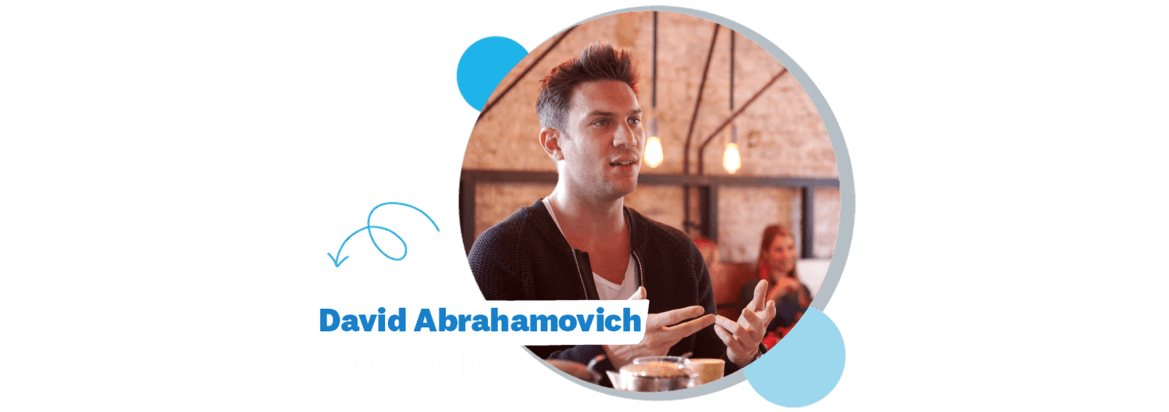 Over coffee, David Abrahamovich, CEO & Co-founder of London Grind, explains to a friend why he loves Xero. 