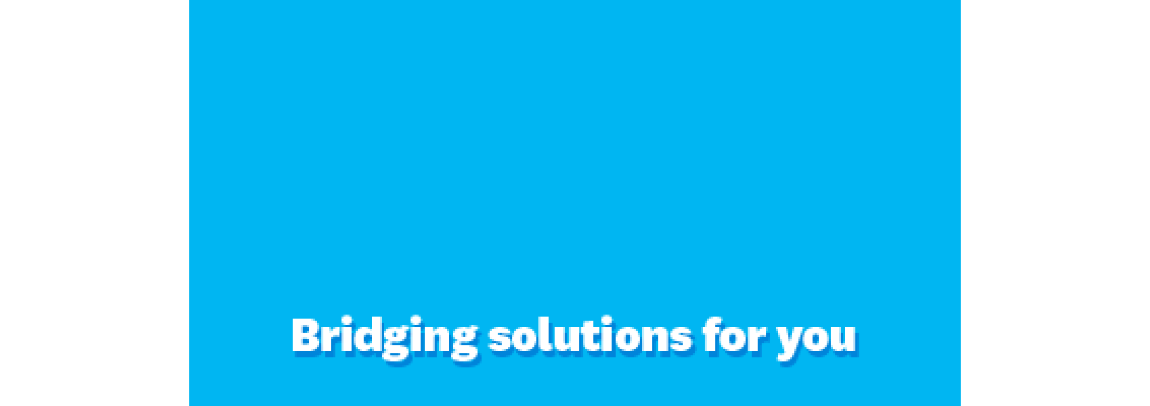 Bridging solutions for you