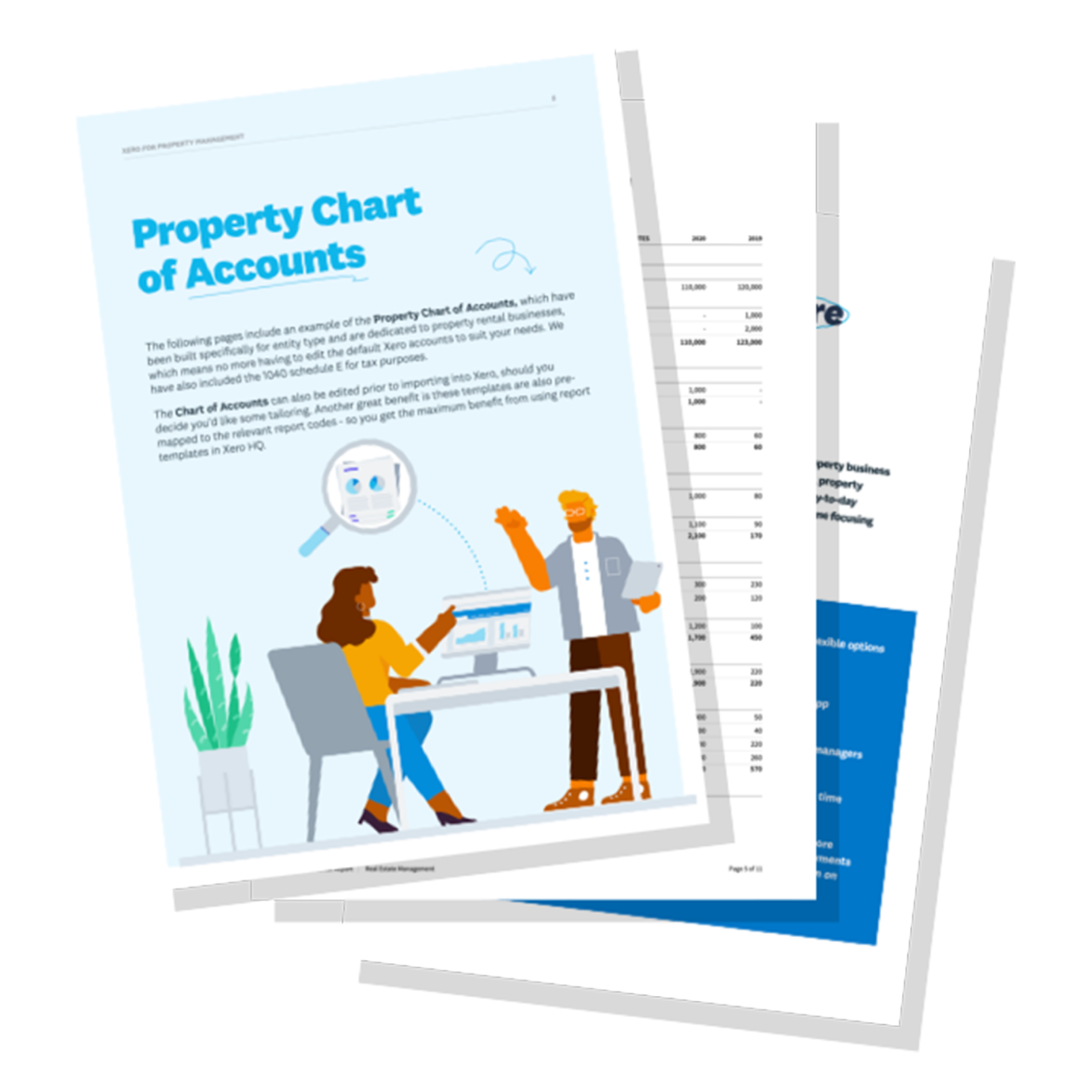 The Xero for landlords resource pack including a property chart of accounts and playbook.