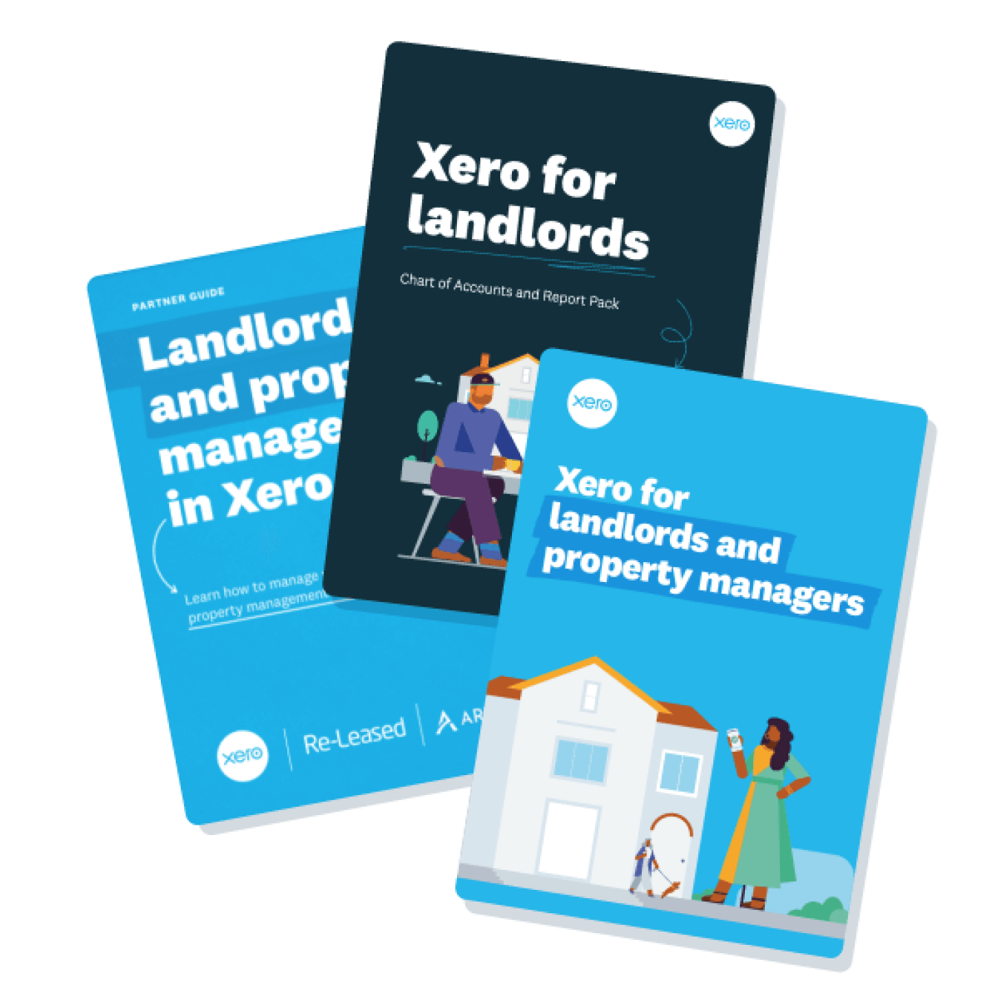 The Xero for landlords resource pack including a chart of accounts and property playbook.