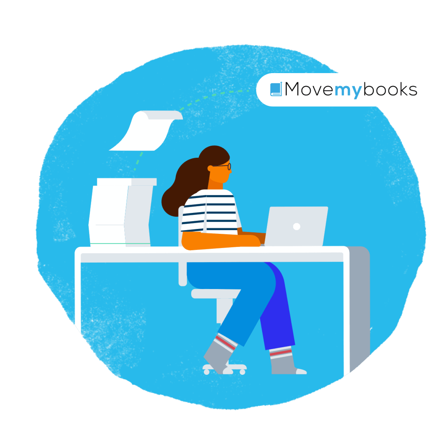 A bookkeeper converts clients to Xero using Movemybooks.