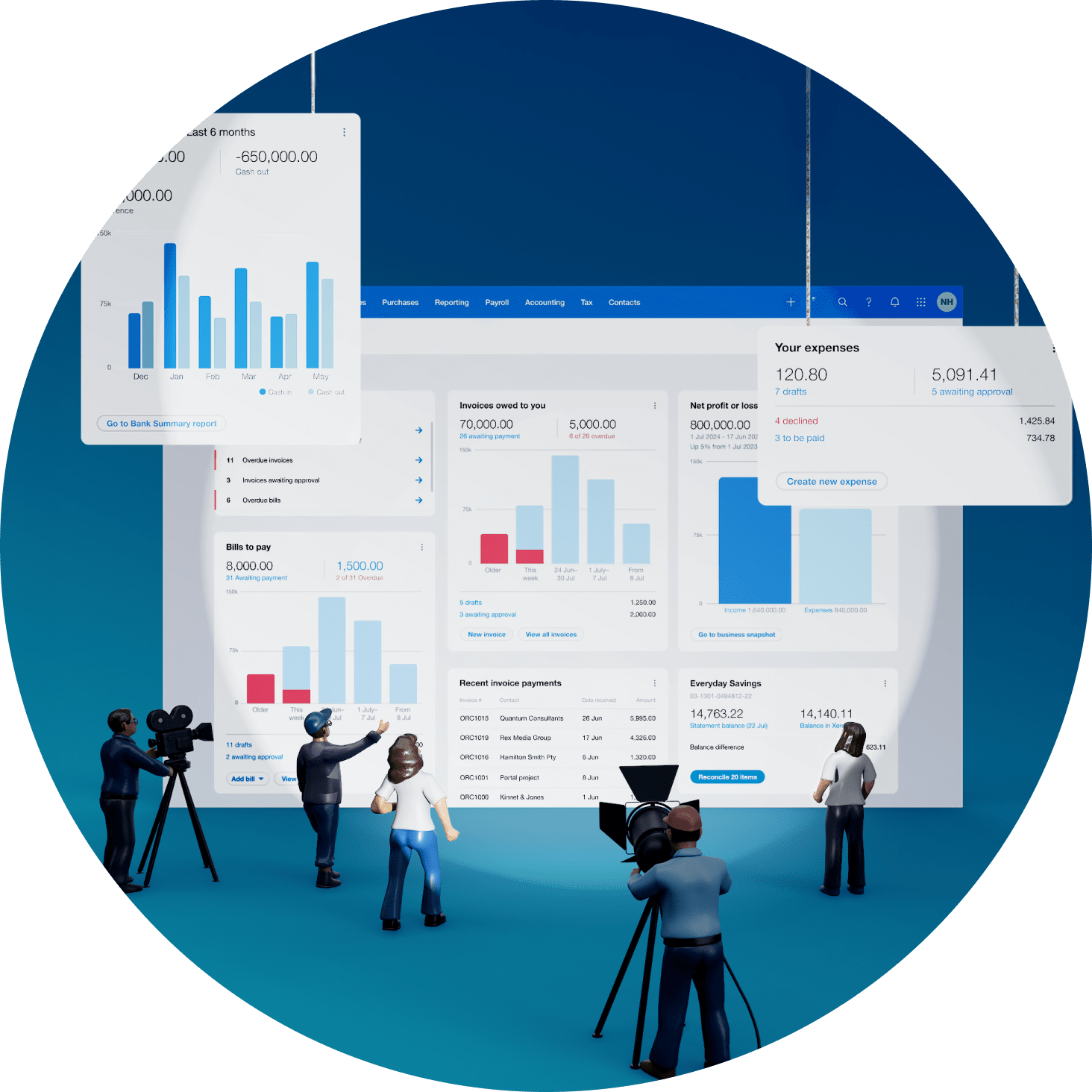 Xero Layout New Xero Navigation and Homepage in Beta | Xero