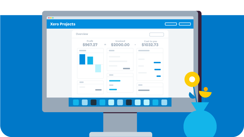 Xero Projects on a computer screen