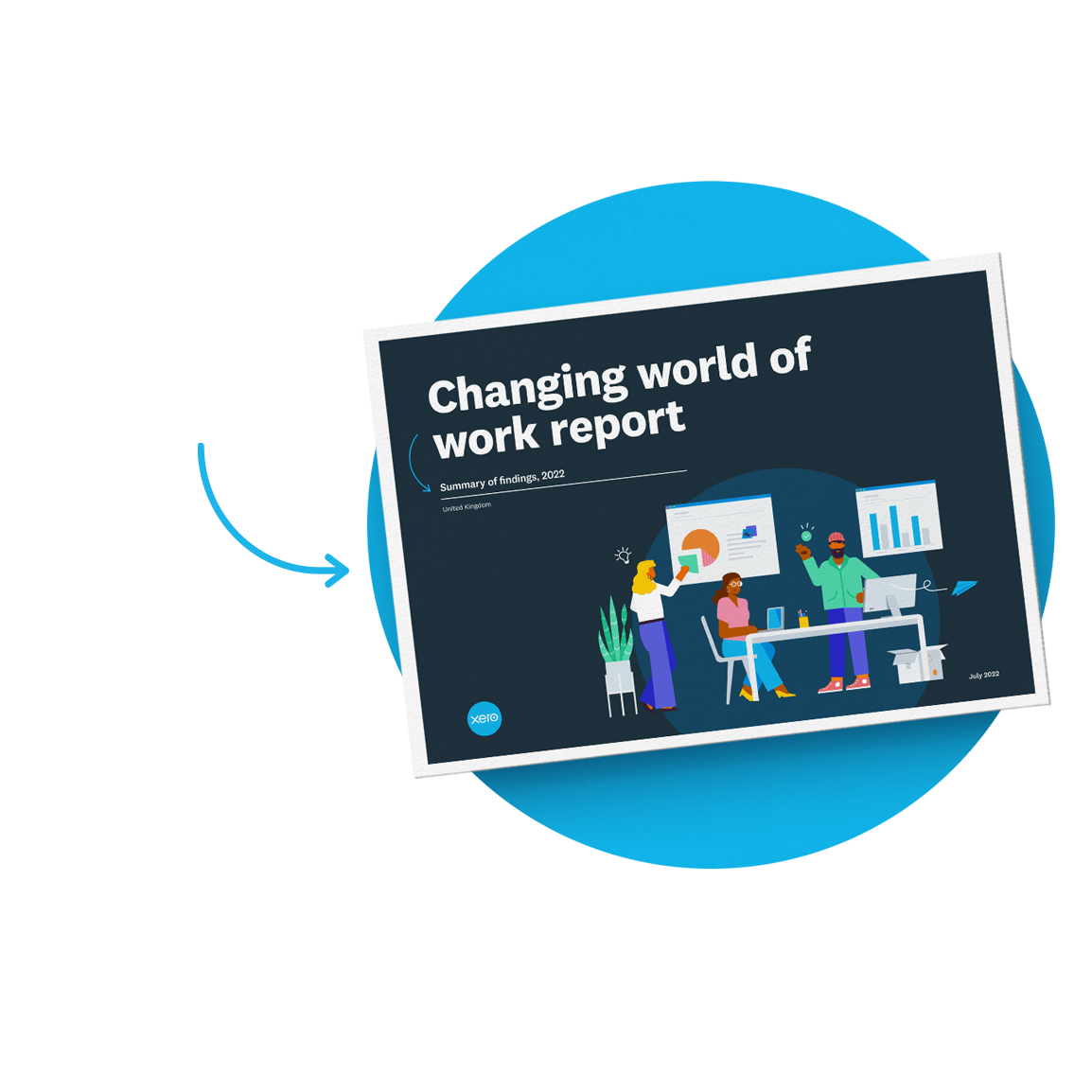 The cover of the ‘Changing world of work’ report.