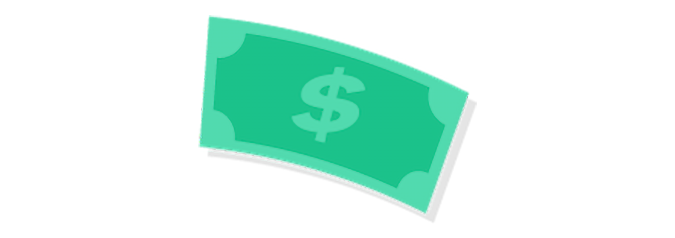 A green dollar note.