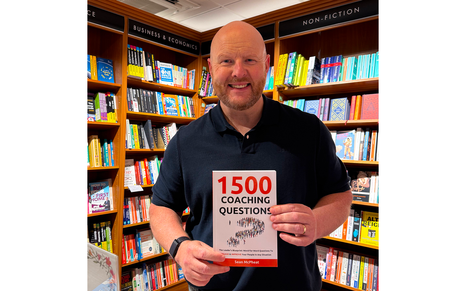 Sean McPheat of MTD Training at the launch of his book '1500 Coaching Questions'