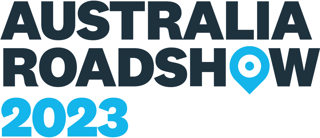 The Australia Roadshow 2023 logo