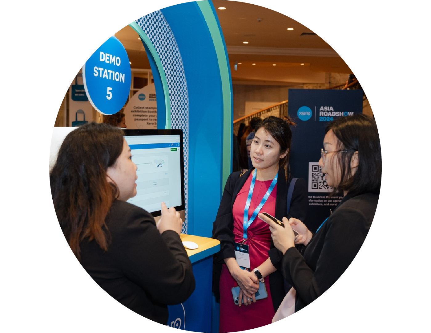 Attendees listening to a demo at Xero Asia Roadshow 2024