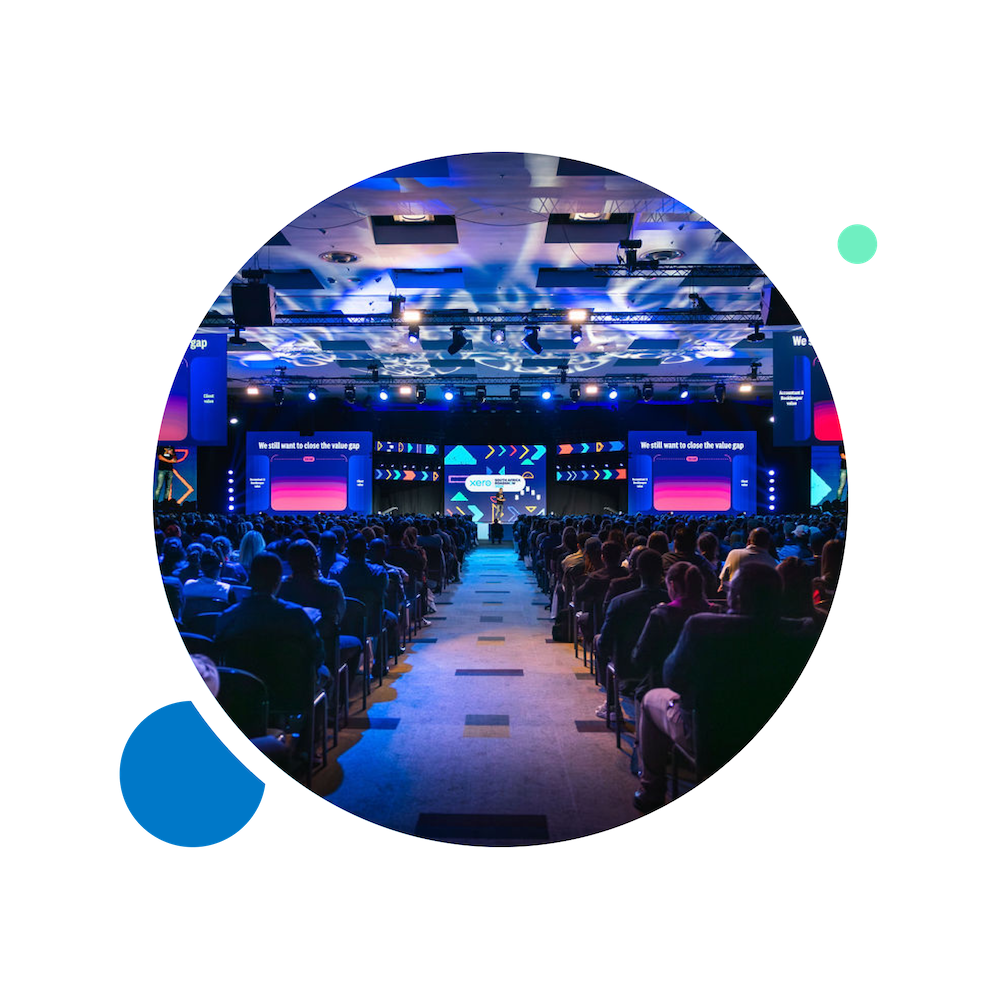 Image of audience at Xero event