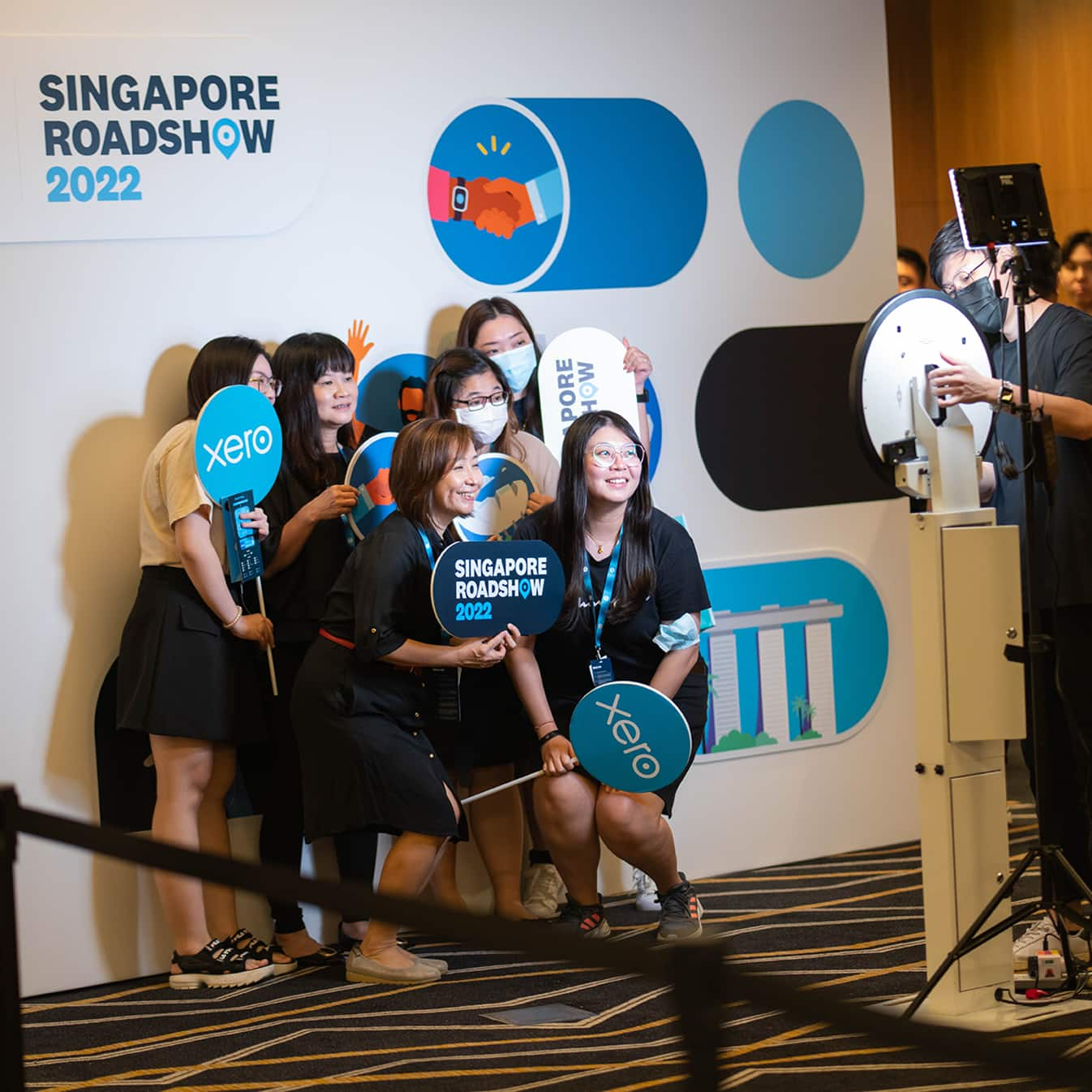 A photograph of attendees at Singapore Roadshow 2022