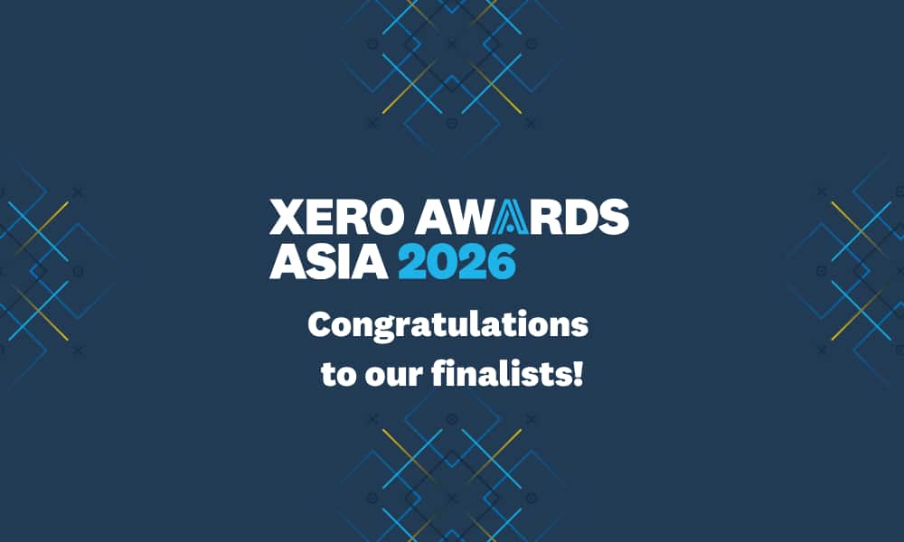 Asia Awards lockup and message that reads: Congratulations to our finalists!