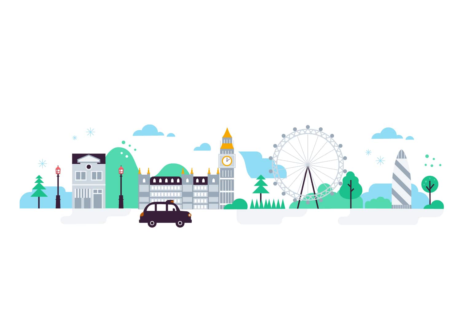 Illustrated London city