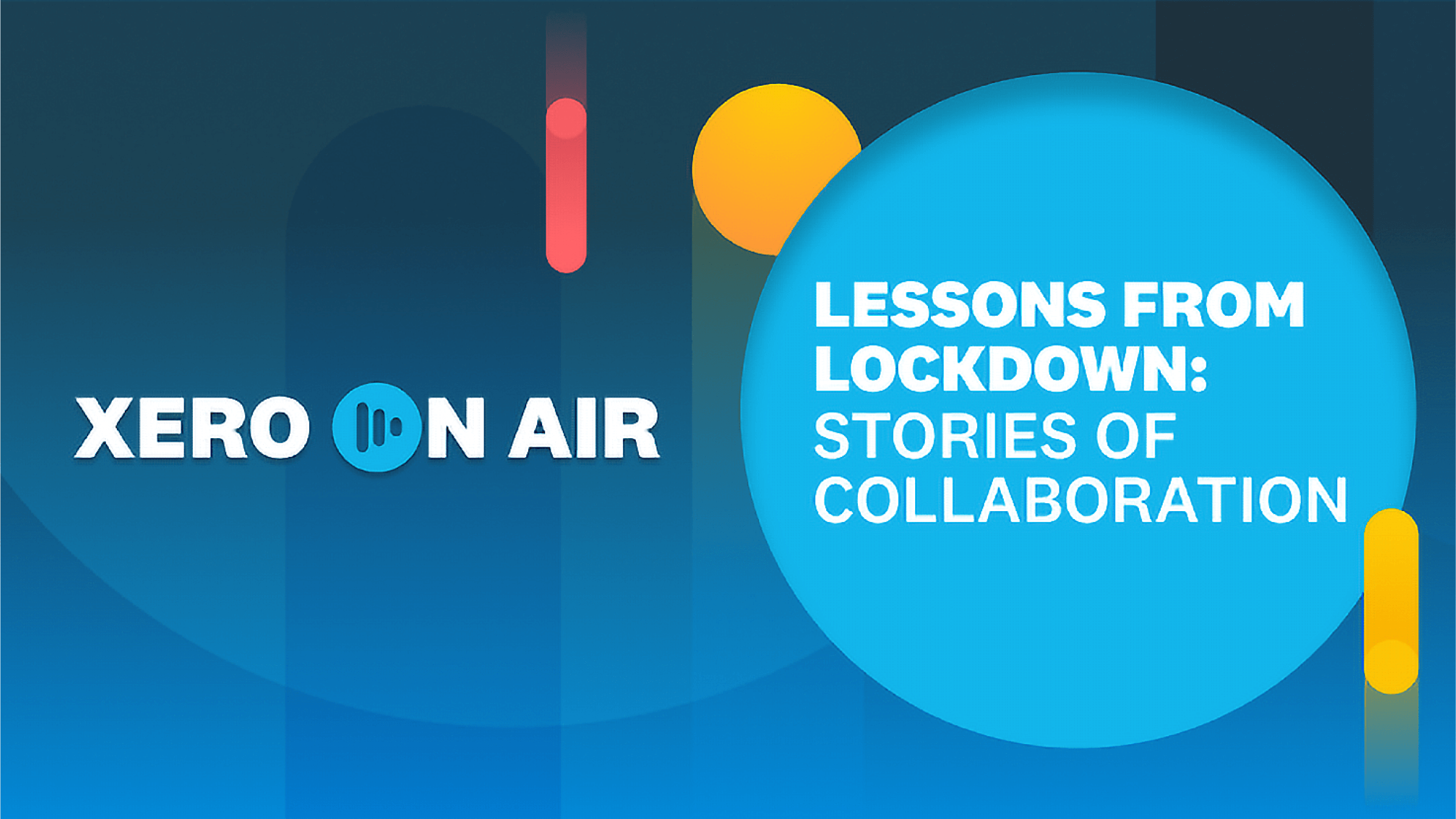 Opening screen for a series of stories of collaboration during lockdown.