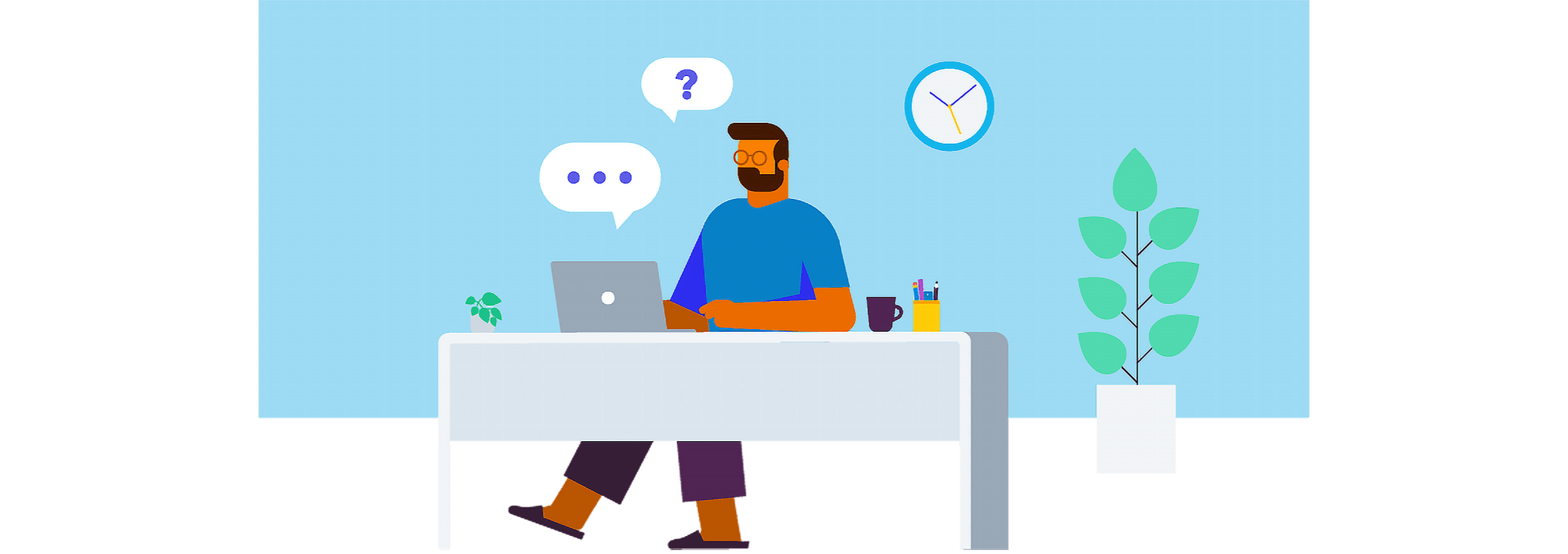 A business owner uses online support to talk through some firs- time tasks in Xero.