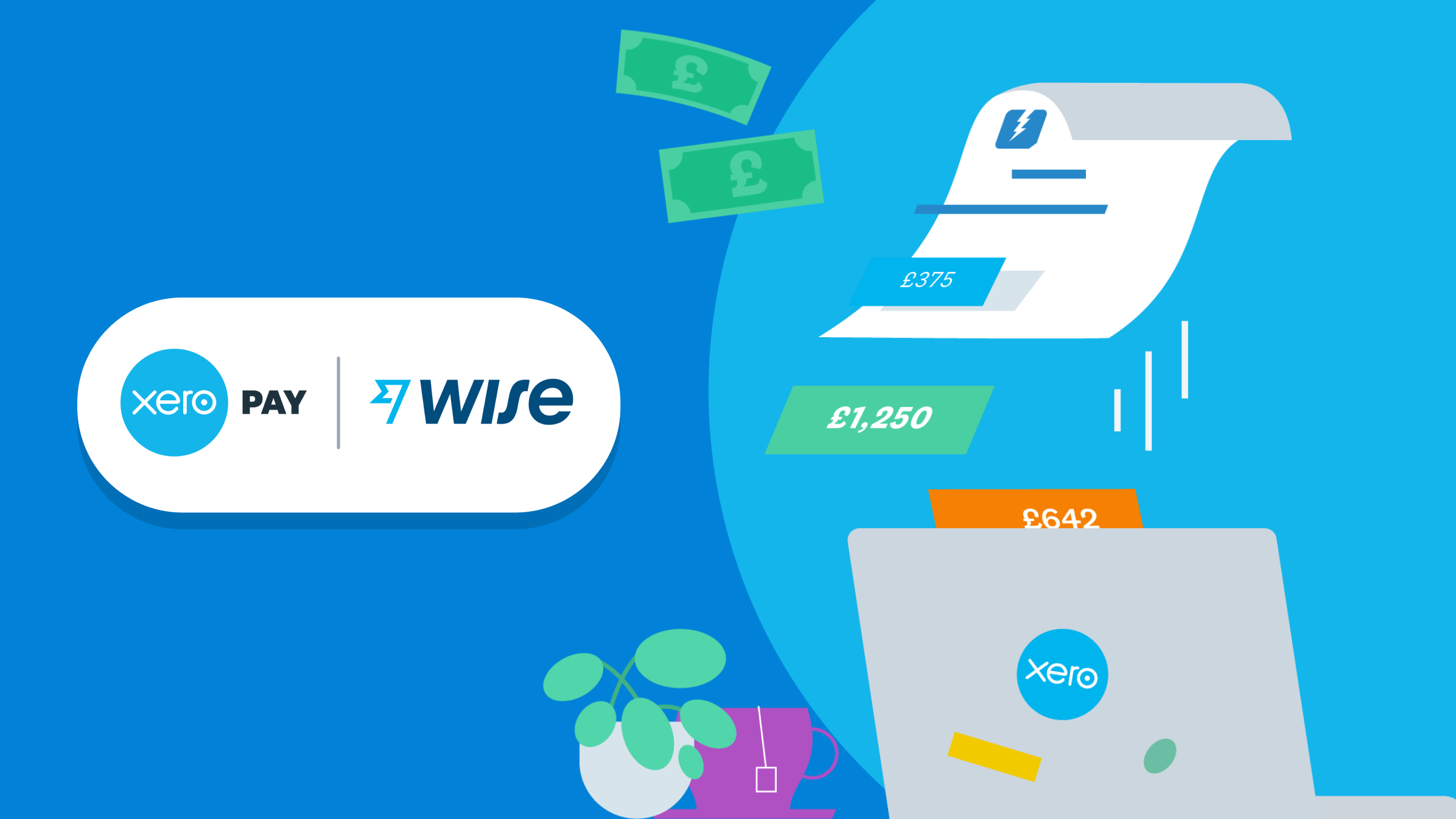A small business owner reads about the benefits of Xero Pay with Wise, how it works and where to get started.