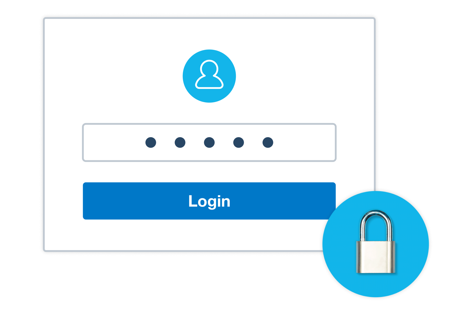 A Xero login screen with a padlock beside it.