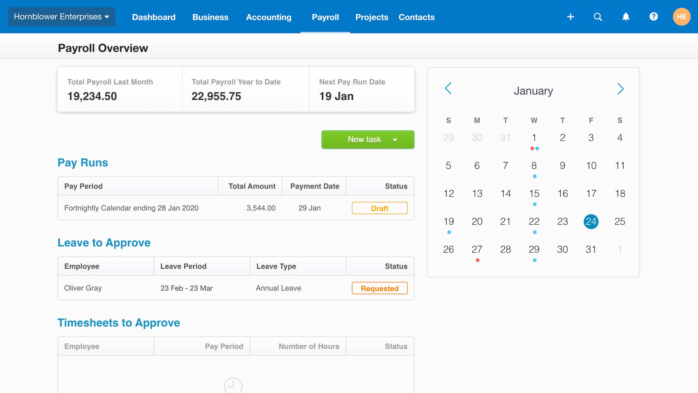 setting up travel allowance in xero