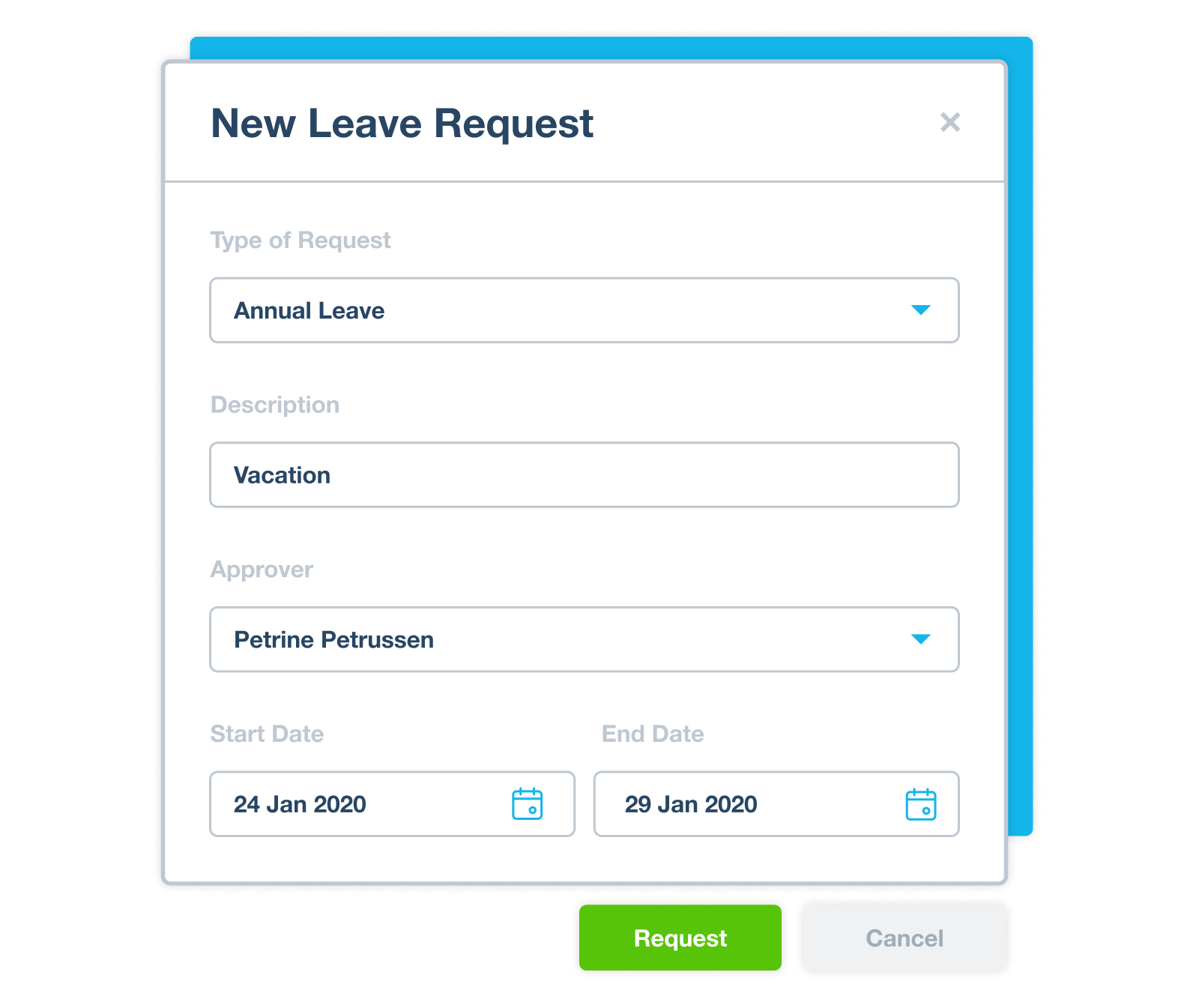 It’s easy to request and approve annual leave in the Xero Me mobile app.