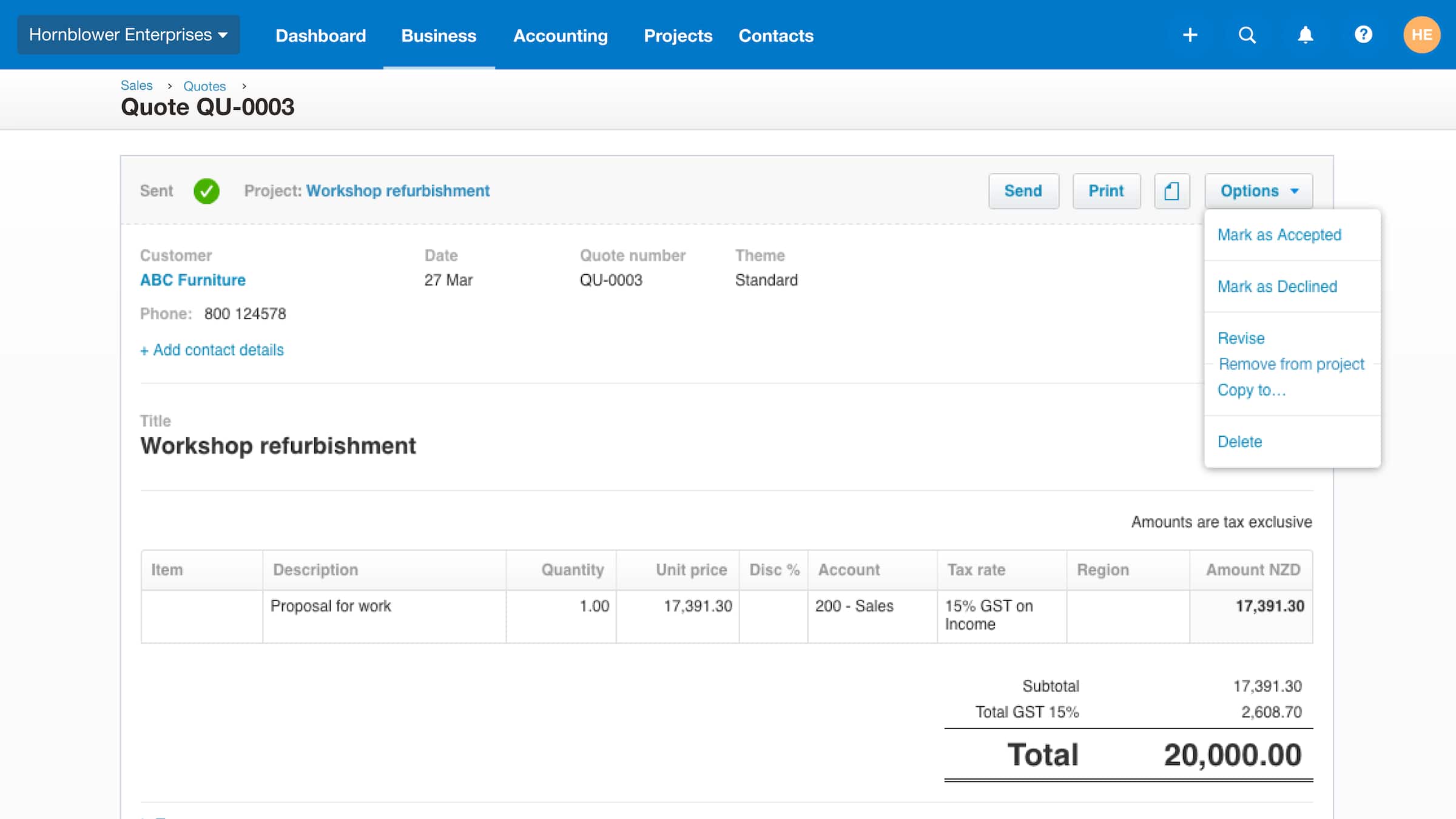 Quoting software online quotes xero au