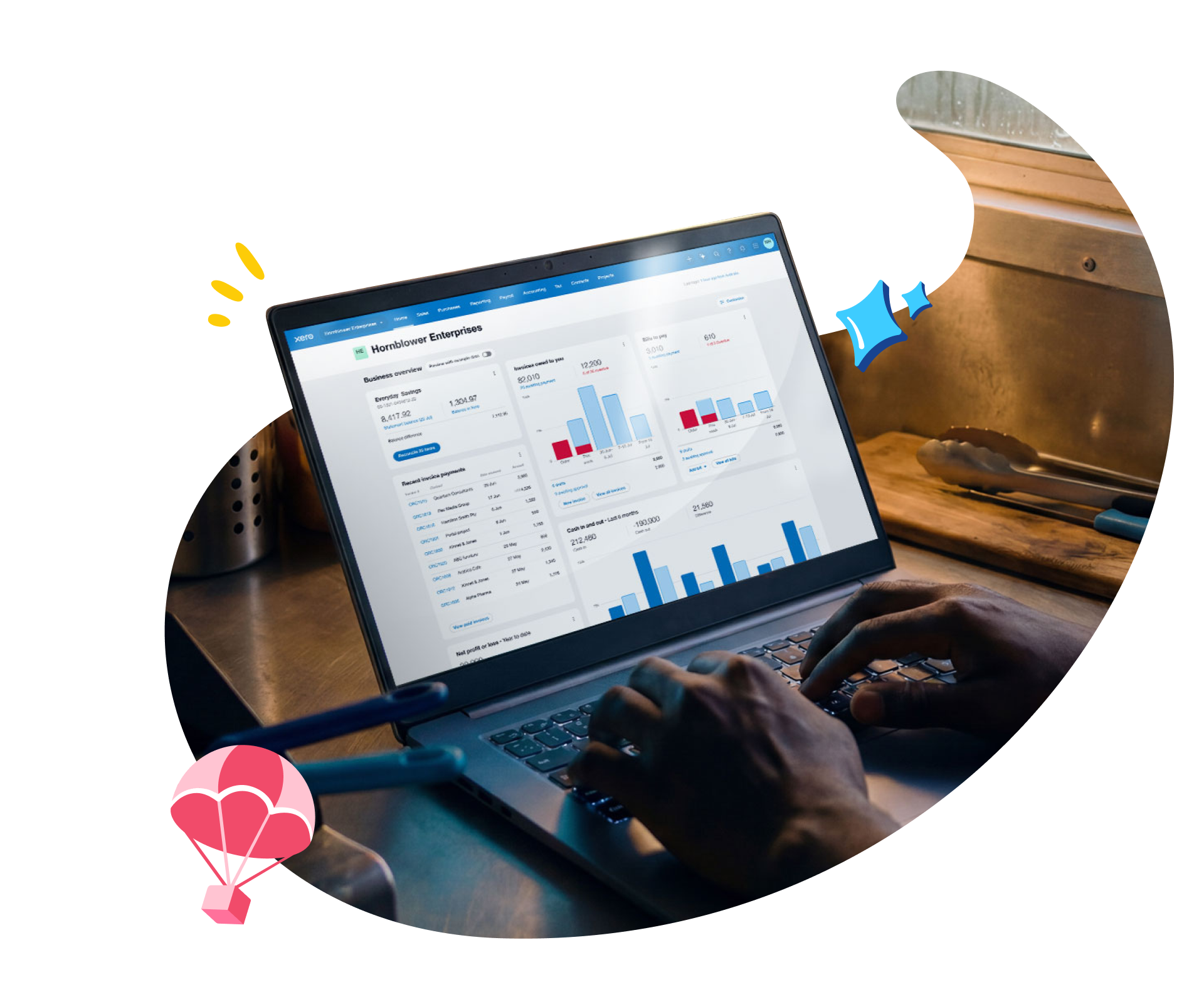 A man using his laptop to get a personalised plan recommendation