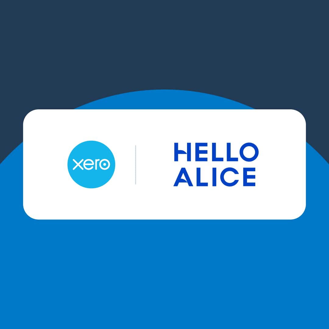 Xero logo alongside Hello Alice logo