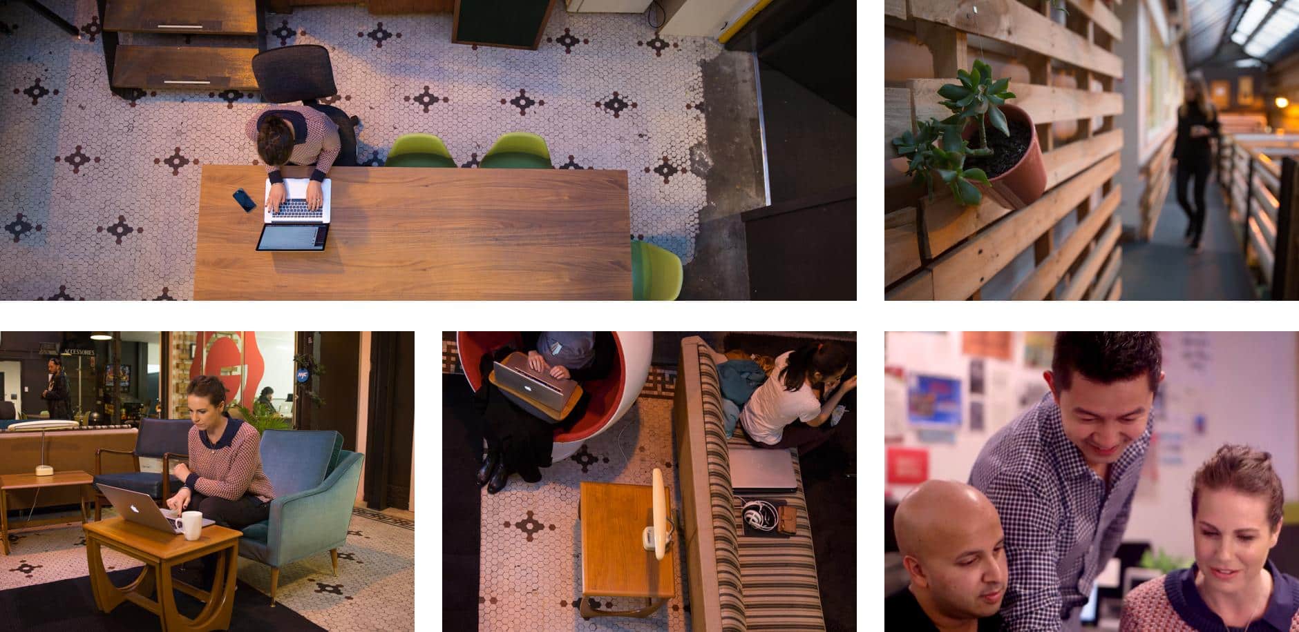 Customer story photos. Colleagues working together.