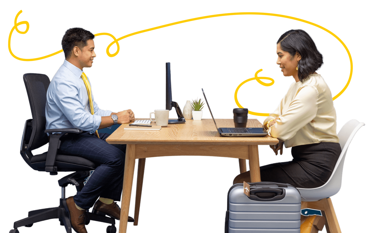 Two Xero partners working together.
