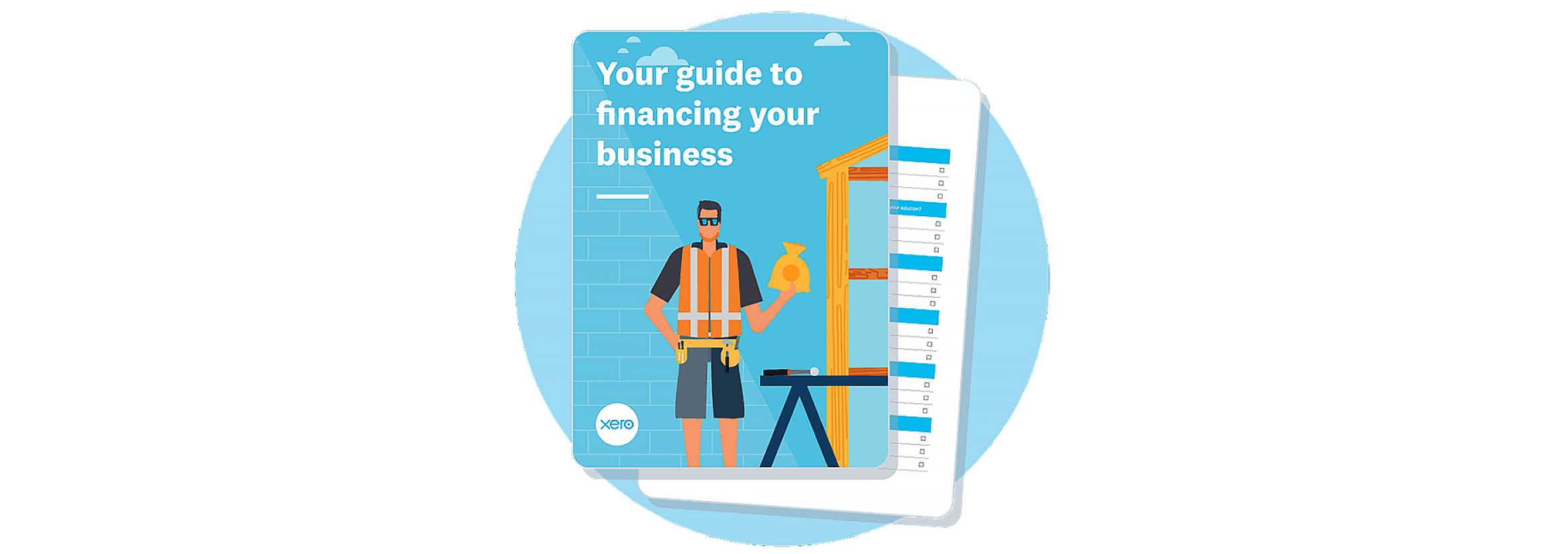The cover of Xero’s guide to financing your own business.