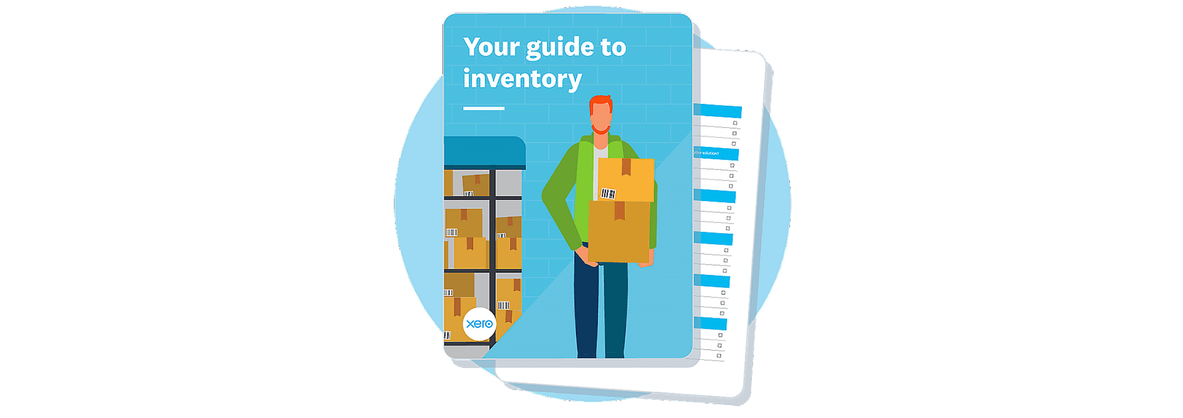 The cover of Xero’s guide to inventory.
