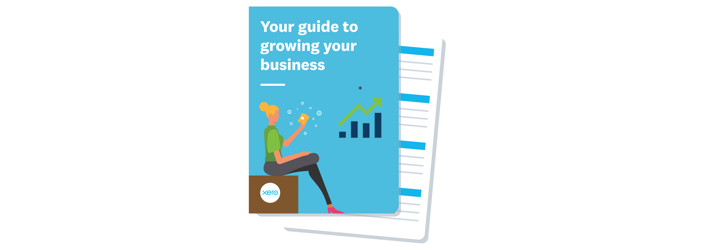 Cover of a guide to growing your business.