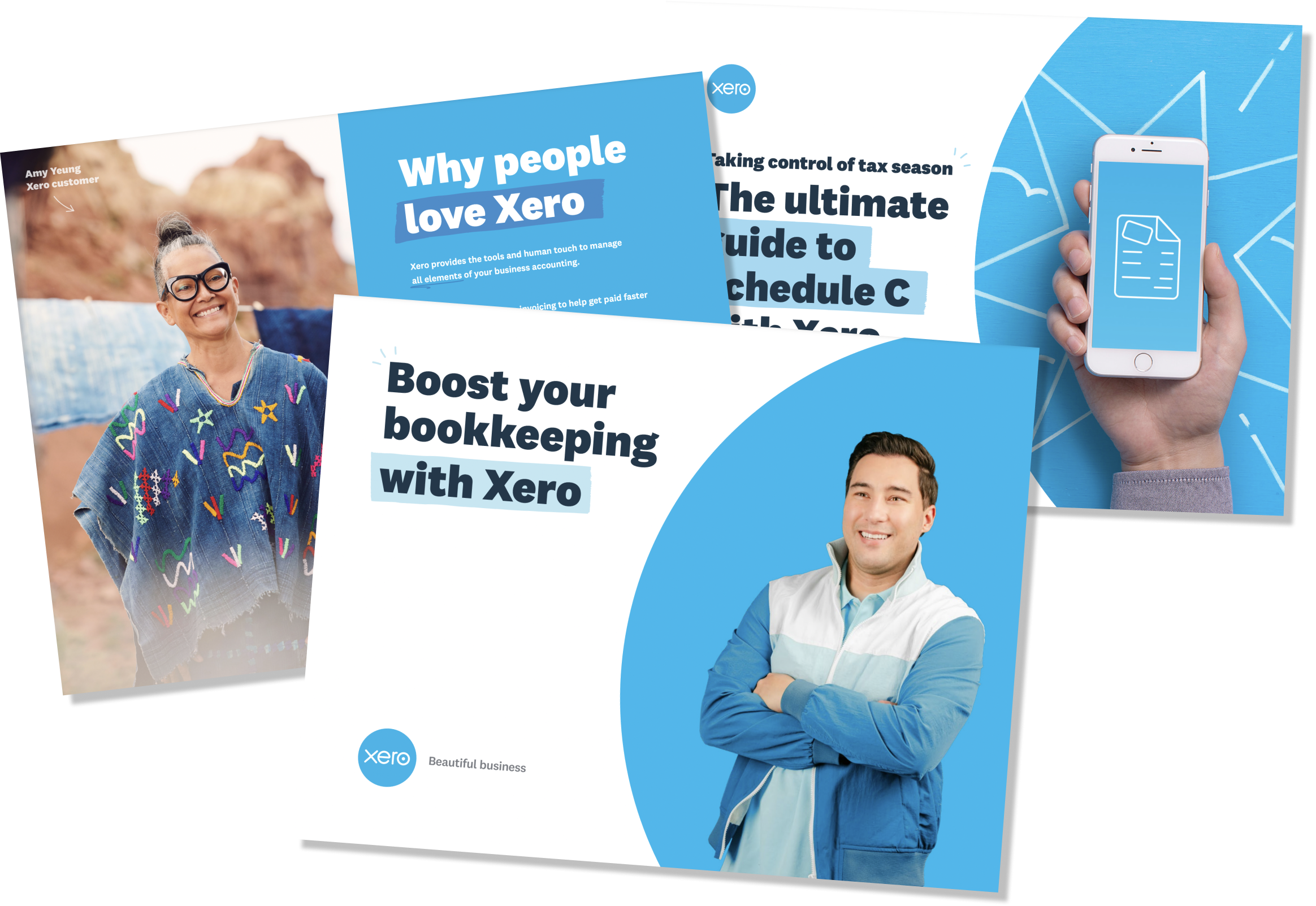 Collage of the covers of different guides