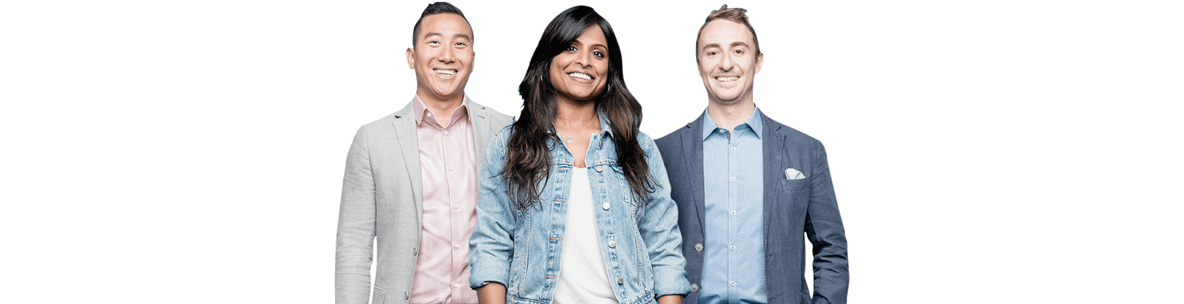 Three smiling Xero accounting partners
